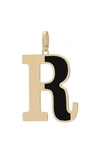 Stephanie Windsor Large Initial Pendant In Yellow Gold R