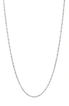 Bony Levy 14k Gold Twisted Chain Necklace In 14k White Gold