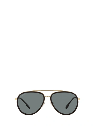 Burberry Be3125 Gold Male Sunglasses