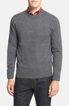Nordstrom Cashmere Crewneck Sweater In Grey Driftwood Heather