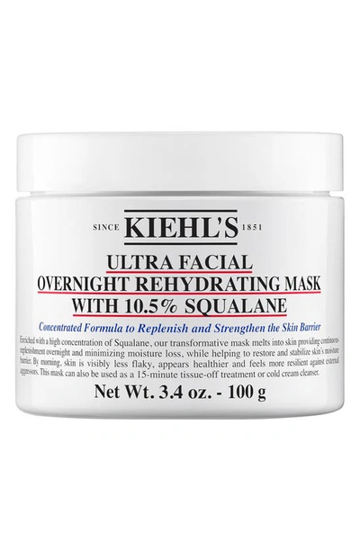 Kiehl's Since 1851 1851 Ultra Facial Overnight Hydrating Face Mask With 10.5% Squalane 3.4 oz/ 100 ml In Default Title