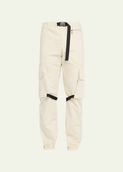 Off-white Beige Nylon Sports Trousers