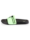 Puma Leadcat 2.0 Rubber Pool Slides In  Black Fizzy Lime