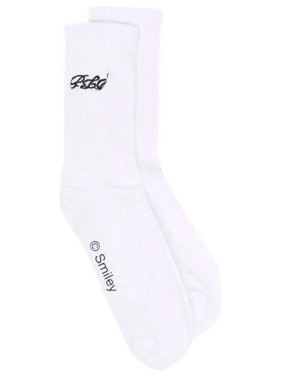 Philosophy Di Lorenzo Serafini X Smiley Company Smiley Face Socks In White