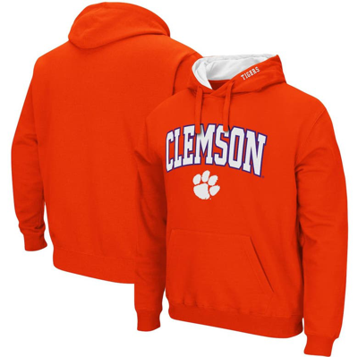 Colosseum Men's Orange Clemson Tigers Arch And Logo 3.0 Pullover Hoodie