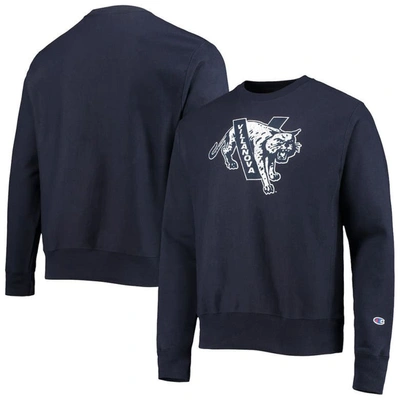Champion Navy Villanova Wildcats Vault Logo Reverse Weave Pullover Sweatshirt