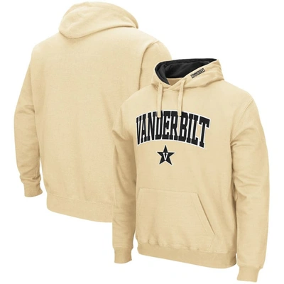 Colosseum Gold Vanderbilt Commodores Arch And Logo Pullover Hoodie