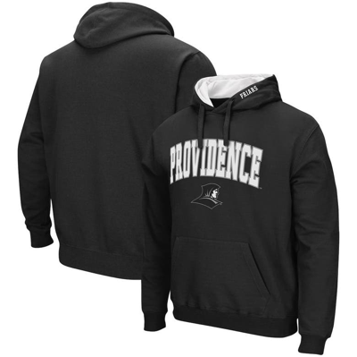 Colosseum Black Providence Friars Arch And Logo Pullover Hoodie