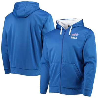 Dunbrooke Men's  Royal, White Buffalo Bills Apprentice Full-zip Hoodie In Royal,white