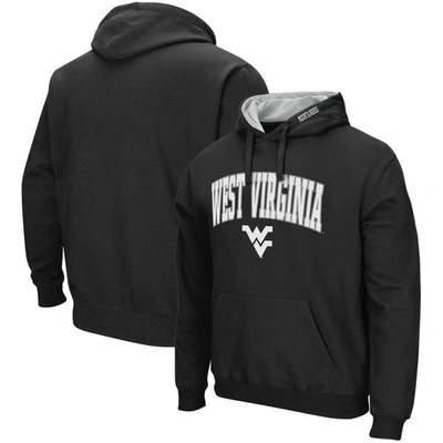 Colosseum Men's  Black West Virginia Mountaineers Arch And Logo 3.0 Pullover Hoodie