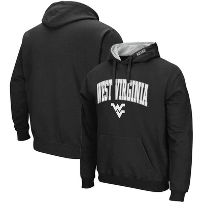 Colosseum Men's  West Virginia Mountaineers Arch And Logo 3.0 Pullover Hoodie In Black