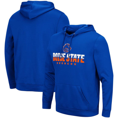 Colosseum Royal Boise State Broncos Lantern Pullover Hoodie
