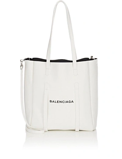 Balenciaga White Everyday Small Leather Tote Bag