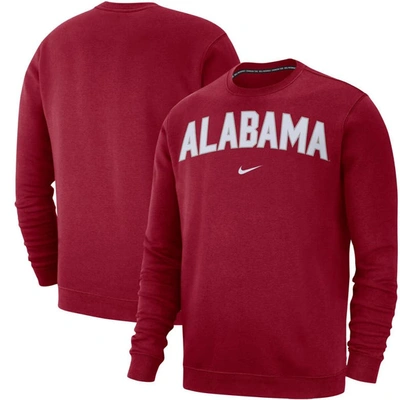 Nike Crimson Alabama Crimson Tide Club Fleece Sweatshirt