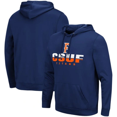 Colosseum Navy Cal State Fullerton Titans Lantern Pullover Hoodie