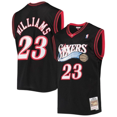 Mitchell & Ness Lou Williams Black Philadelphia 76ers 2005/06 Hardwood Classics Swingman Jersey