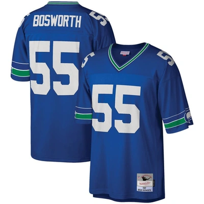 Mitchell & Ness Brian Bosworth Royal Seattle Seahawks Legacy Replica Jersey