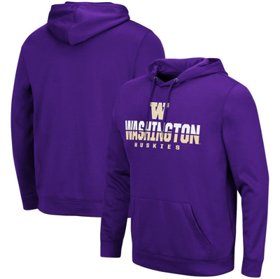 Colosseum Purple Washington Huskies Lantern Pullover Hoodie
