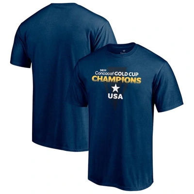 Fanatics Branded Navy Usmnt 2021 Concacaf Gold Cup Champions T-shirt