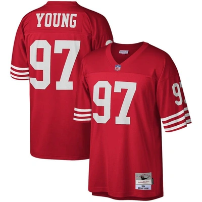 Mitchell & Ness Bryant Young Scarlet San Francisco 49ers Legacy Replica Jersey