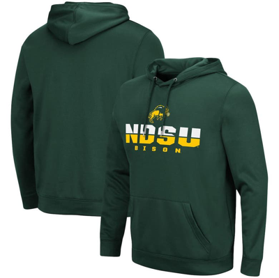 Colosseum Green Ndsu Bison Lantern Pullover Hoodie