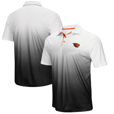 Colosseum Men's  Gray Oregon State Beavers Magic Team Logo Polo Shirt