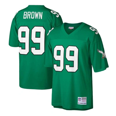 Mitchell & Ness Jerome Brown Kelly Green Philadelphia Eagles Big & Tall 1990 Retired Player Replica