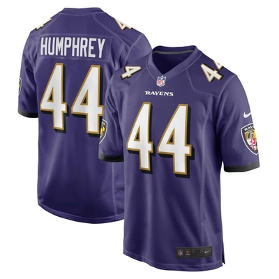 Nike Marlon Humphrey Purple Baltimore Ravens Game Team Jersey