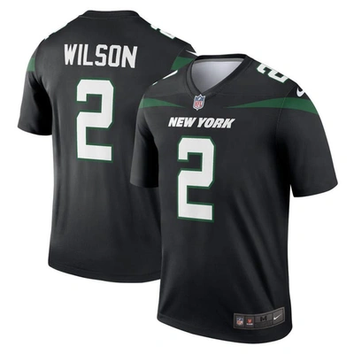 Nike Zach Wilson Black New York Jets Legend Jersey