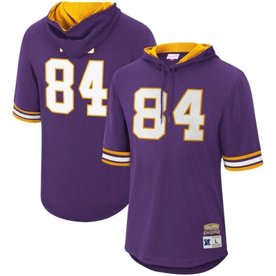 Mitchell & Ness Randy Moss Purple Minnesota Vikings Retired Player Mesh Name & Number Hoodie T-shirt