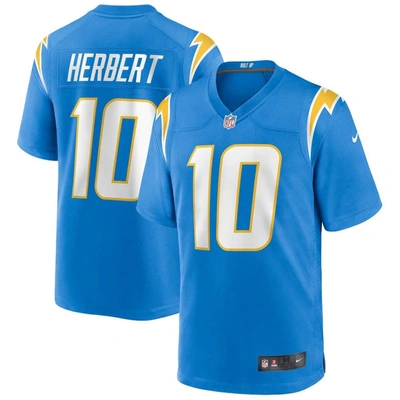 Nike Justin Herbert Powder Blue Los Angeles Chargers Player Game Jersey