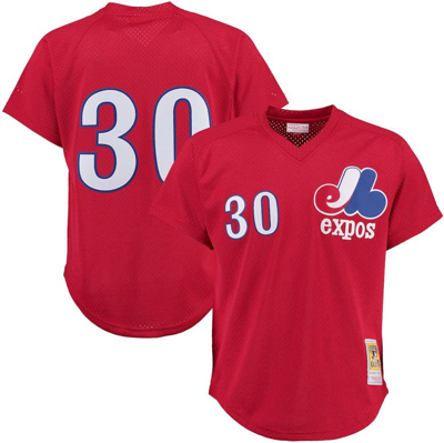Mitchell & Ness Tim Raines Montreal Expos  Batting Practice Jersey In Scarlet