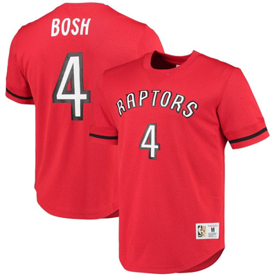 Mitchell & Ness Men's  Chris Bosh Red Toronto Raptors 2003 Mesh Name And Number T-shirt