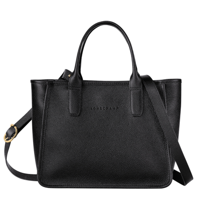 Longchamp Women's Le Foulonné Leather Tote In Black