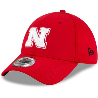 New Era Scarlet Nebraska Huskers Campus Preferred 39thirty Flex Hat