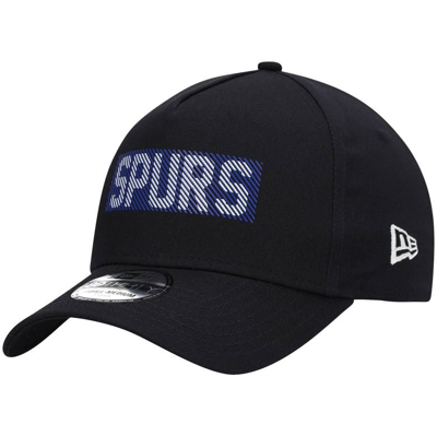 New Era Men's  Black Tottenham Hotspur Hd Logo A-frame 39thirty Flex Hat