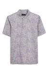 Bugatchi Ooohcotton® Polo Shirt In Grey Beige