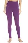 Zella Live In High Waist Leggings In Purple Amaranth