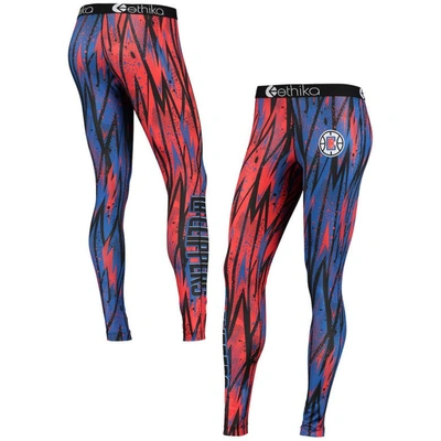 Ethika Women's Red, Royal La Clippers Classic Leggings In Red,royal