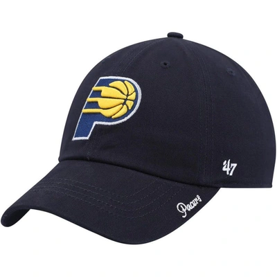 47 ' Navy Indiana Pacers Miata Clean Up Logo Adjustable Hat