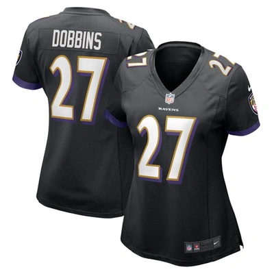 Nike J.k. Dobbins Black Baltimore Ravens Game Jersey