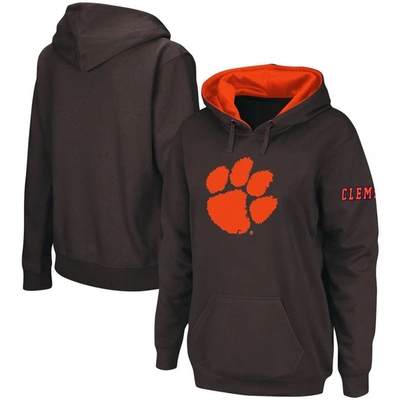 Stadium Athletic Charcoal Clemson Tigers Big Logo Pullover Sweatshirt