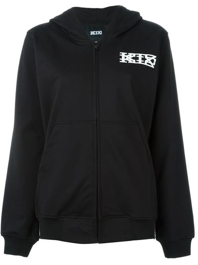 Ktz Logo Print Hoodie In Black