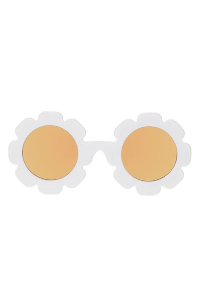 Babiators Babies' Little Girl's Daisy Polarized Sunglasses In White