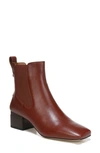 Franco Sarto Waxton Booties Women's Shoes In Cinnamon Leather