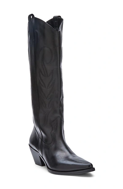 Coconuts By Matisse Agency Western Pointed Toe Boot In Black