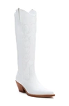 Coconuts By Matisse Agency Western Pointed Toe Boot In White