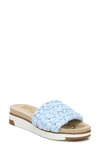 Sam Edelman Women's Ainslie Platform Slide Sandals In Riviera Blue