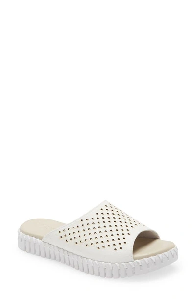 Ilse Jacobsen Tulip Slide Sandal In White ModeSens