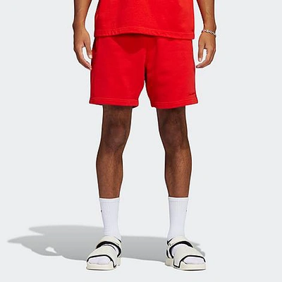 Adidas Originals X Pharrell Williams Unisex Sweat Shorts In Vivid Red